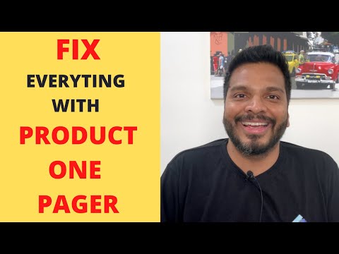Product Feedback Management with Product One Pager
