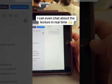 This AI study tool is insane 🤯 #study #ai #school #lecture #college #studyhacks #collegehacks