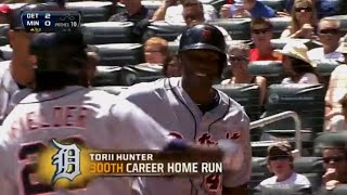 Torii Hunter hits career HR number 300 | June 16, 2013 | Tigers @ Twins