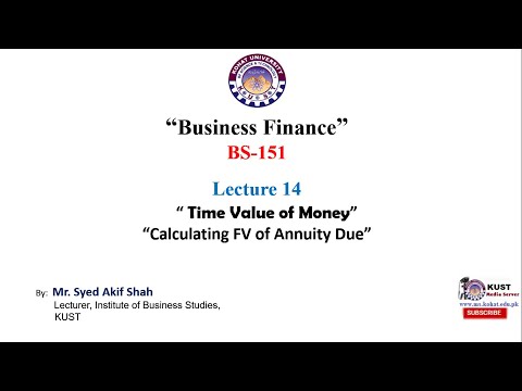 Future Value of Annuity Due