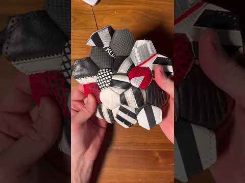 Making a Ball Out Of Old adidas Football Boots