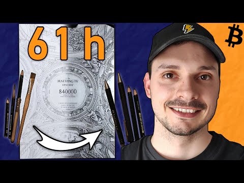 🎨61h Zeitraffer BITCOIN Halving Zeichnung 🎨 - Bitcoin Apex