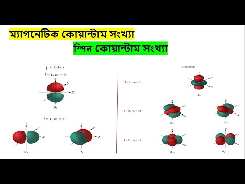 part-6 || ম্যাগনেটিক কোয়ান্টাম সংখ্যা || স্পিন কোয়ান্টাম সংখ্যা  || ssc chemistry || polytechnic