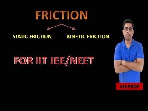 online lecture on friction for iit jee/NEET/BOARD Exams