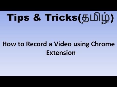 SCREEN RECORDING THROUGH CHROME EXTENSION