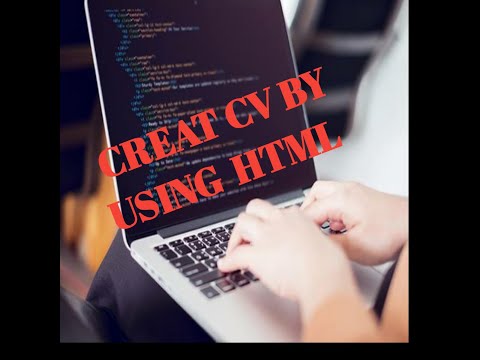 simple cv in html with source code