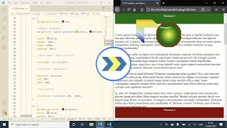 Positioning, Shaping, Rotating and adding Gradients to a webpage using CSS - Coding A Website #3