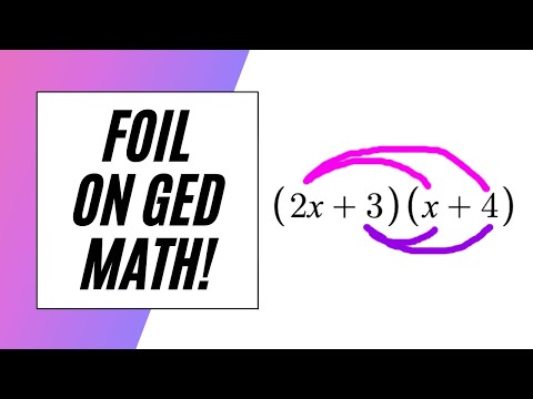 GED Math FOIL and Factor!
