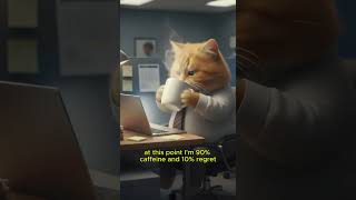 “Gordito at the Office 😹 | Coffee, Meetings & Zero Productivity”