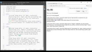 HTML elements and attributes