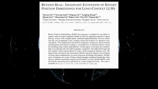 Beyond Real: Imaginary Extension of Rotary Position Embeddings for Long-Context LLMs (Dec 2025)