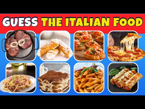 Guess the Italian Food in 3 Seconds 🇮🇹🍝🍜🥘| Most Popular Foods & Meals & Drinks | Food Quiz