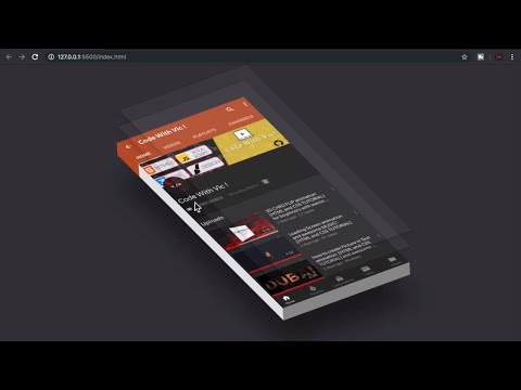 CSS Isometric Glass Layered Image Hover[HTML and CSS TUTORIAL] for beginners
