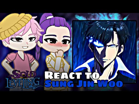 KPOP Demon Hunters react to Jinu as Sung Jin Woo | KPOP Demon Hunters x Solo Leveling | Gacha React