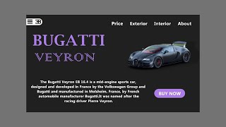 Website UI - Beginner friendly UI design of a car selling website