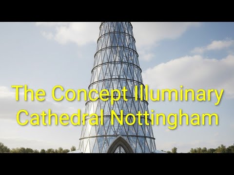 A Mercia Media UK Concept Design: The Illuminary Cathedral Nottingham. ⛪ ✝️ 🔮