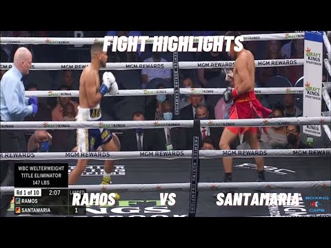 Abel Ramos vs Luke Santamaria Fight Highlights