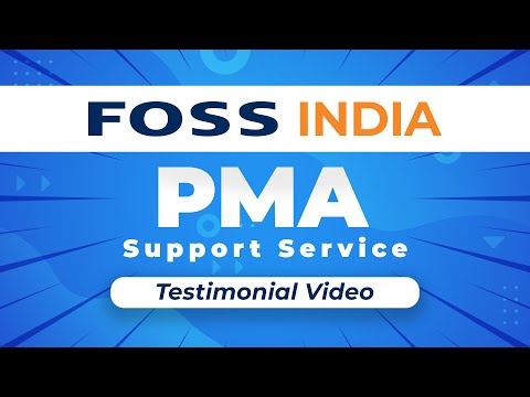 PMA Service Support-Testimonial Video | FOSS INDIA | ANALYTICAL SOLUTIONS