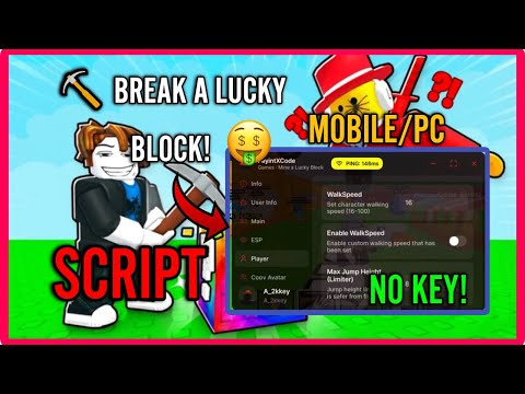 ⛏️ Break a Lucky Block! SCRIPT *NO KEY* - BEST AUTO FARM LUCKY, FREEZE SAMMY, AUTO GOD & MORE!🔥