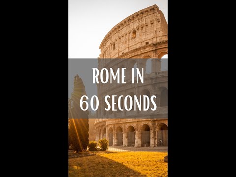 Rome In 60 Seconds 🇮🇹 #rome #italy #shorts