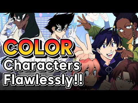 🖍️ Perfect Your Comic Character Coloring!