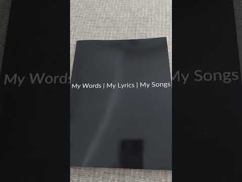 The Best SONGWRITING Notebook Video [2023] #shorts  #songwriter  Songwriters Will LOVE It!