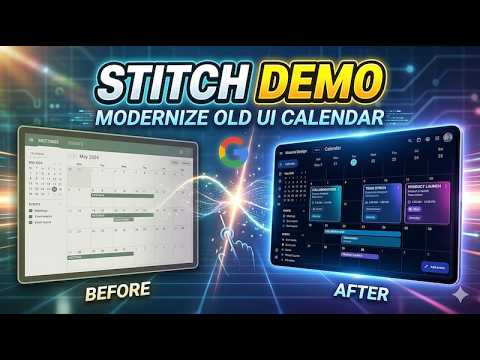 Stich Demo #googlelabs #googleai