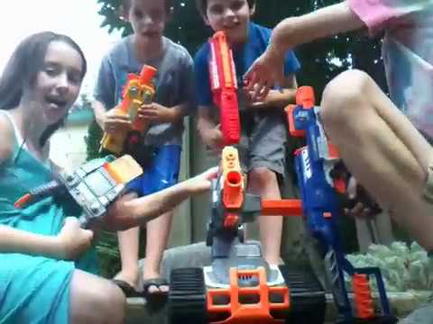 Battle  of  nerf  part  1