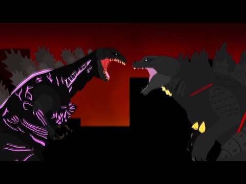 Godzilla vs small Godzilla part 2 ( Thor ragnarok song)