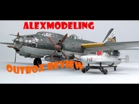OUTBOX review. 1/72 G4M2E betty bomber Hasegawa