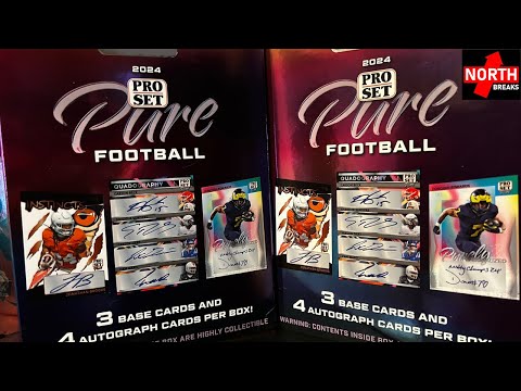 2024 Pro Set Leaf PURE Football 6 Hobby Box Opening! Pro Set Returns