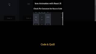 Animated Icon With React #coding #html #css #js #htmlcss #programming #webdevelopment #python