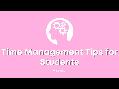 TIme Management Tips for Students