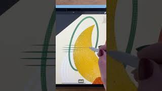 Pattern Brushes That Respond to Pressure in Procreate #abstractart #procreatebrushes