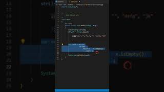 Java Stream API #shorts | Count empty strings in list