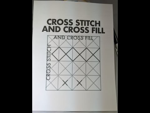 Embroidery Bingo Day 20, February 28: Cross Stitch and Cross Fill