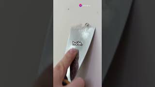 Fix Wall Holes with Toothpaste: Quick & Easy Hack! #HomeImprovement #DIY #WallFix #ToothpasteHack