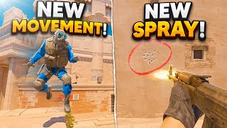 HUGE CS2 UPDATE! NEW MOVEMENT, SPRAY & MAPS