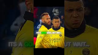 Mbappé stunned by Neymar’s magic! ✨☠️🔥#Neymar#Mbappe#FootballMagic#SoccerSkills#FootballShorts