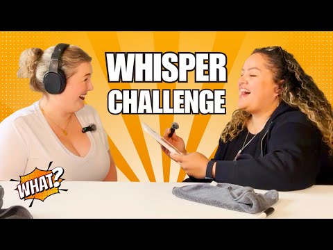 WI Try the WHISPER CHALLENGE… and Hilarity Ensues! 🎧😂