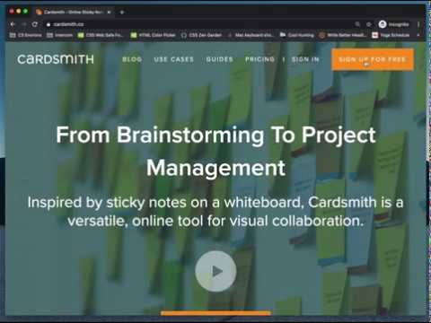 Cardsmith for Education Signup Process