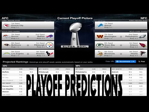 NFL PLAYOFF PREDICTIONS