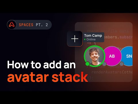 Create an avatar stack with JavaScript and Ably Spaces (2/4)