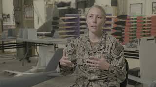 Lt. Angelia O'Toole on her research in physics-based simulation and impact on space operations