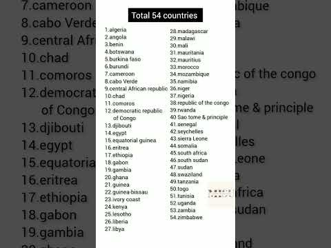 names of countries in Africa