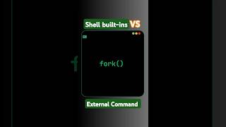 Shell built-in vs External Commands | Forking by external Command ? #SudoIt #linuxtips