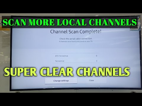 how to scan local channels on samsung tv