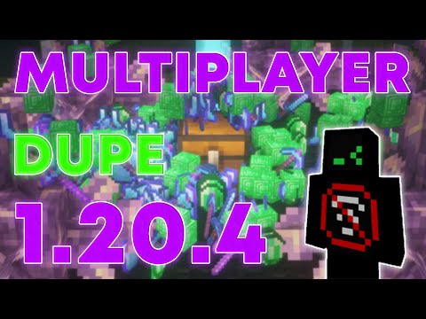 1.20.4 MULTIPLAYER DUPE | Infinite emerald, diamond armor, etc... | Early game dupe !