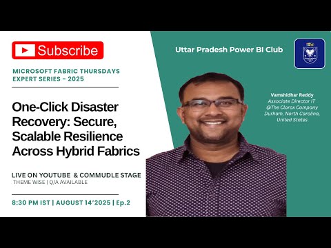 Episode 2 | Microsoft Fabric Thursday Expert Series - 2025 | #microsoftfabric  #cybersecurity
