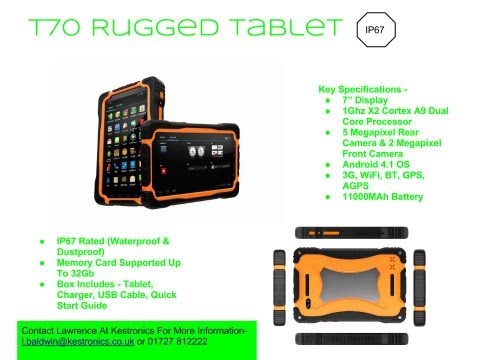 T70 Rugged Tablet Drop Test